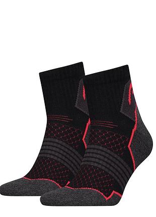 Носки head hiking quarter 2ppk unisex черный, красный уни 35-38