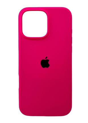 Чохол для смартфона silicone full case aa open cam for apple iphone 16 pro 23,shiny pink