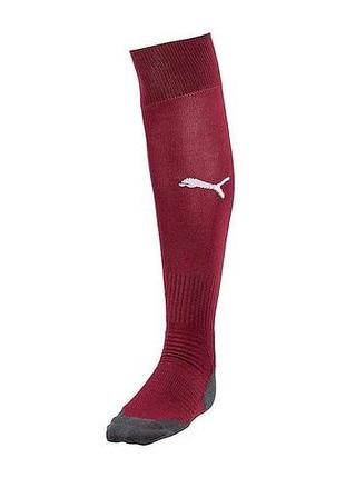 Гетры puma team liga socks core бордовый чел 39-42