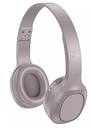 Бездротові накладні навушники hoco w46 charm bt headset brown