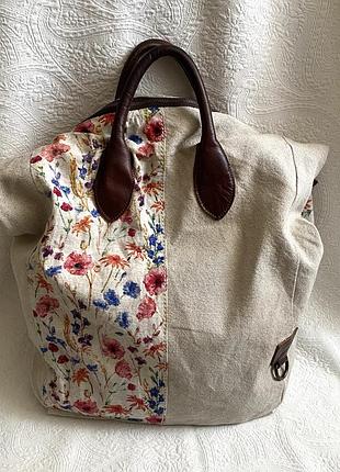Ralph lauren, велика вінтажна сумка шопер
