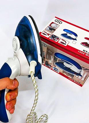 Ручний відпарювач mini steam iron ht-558b / дорожня парова праска 1000w
