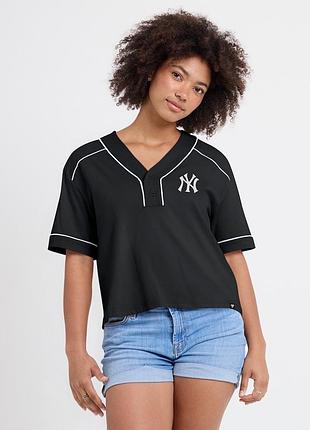 Жіноча футболка fanatics mlb new york yankees, чорна, xl