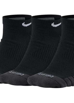 Шкарпетки nike u nk evry max cush ankle 3pr чорний уні 38-42