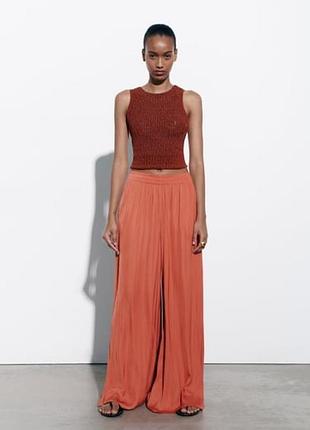 Брюки палаццо zara
