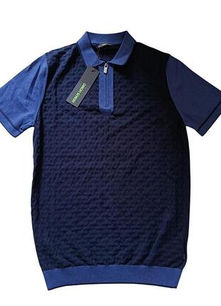 Чоловічі полло ss knit polo shirt reu remus uomo