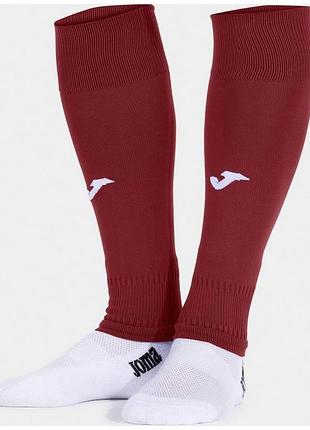 Гетри joma leg ii без шкарпетки бордові чол 39-42