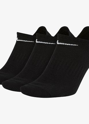 Шкарпетки nike u nk everyday ltwt ns 3pr чорний уні 34-38