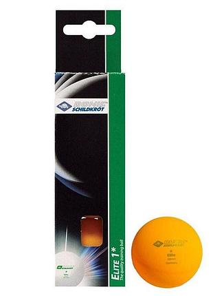 М'ячі для настільного тенісу donic-schildkrot elite 1* 40+ (3)