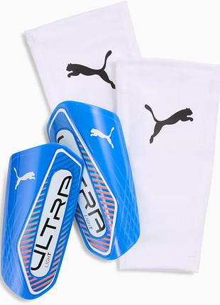 Щитки puma ultra light sleeve голубой s (рост 115-135 см) (030989-04)