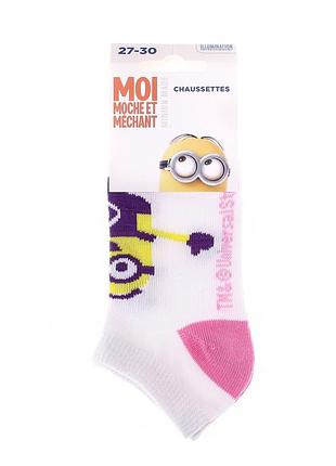 Носки minion bras ouverts белый, розовый дит 35-38 арт 83890431-4