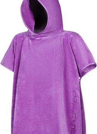 Полотенце пончо aqua speed kid's poncho 7337 фиолетовый дит 80x140 см