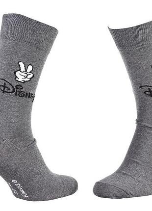 Носки mickey logo disney et main mickey светло-серый дит 39-42
