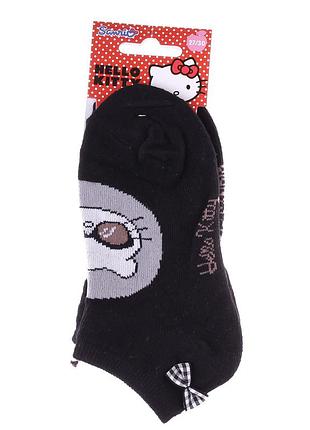 Носки hello kitty tete de hk dans bulle черный дит 35-37 арт 83846423-4
