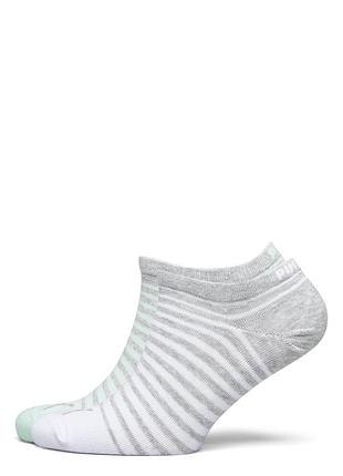Носки puma unisex sneaker 2p серый, мятный, белый уни 39-42