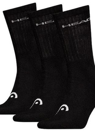 Носки head elements all sports crew 3p черный чол 39-42