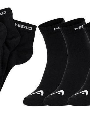 Носки head quarter 3ppk unisex черный уни 35-38