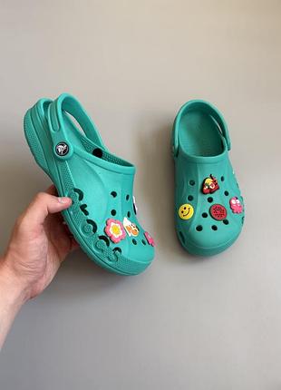 Crocs baya clog black с мехом 39(24.5см)