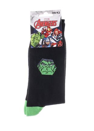 Шкарпетки marvel hulk чорний діт 39-42