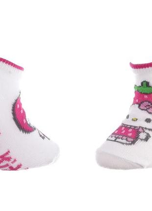 Носки hello kitty hk theme fraise белый дит 35-38, арт.83890528-1