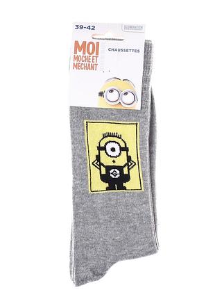 Носки minion dans carre светло-серый дит 43-46