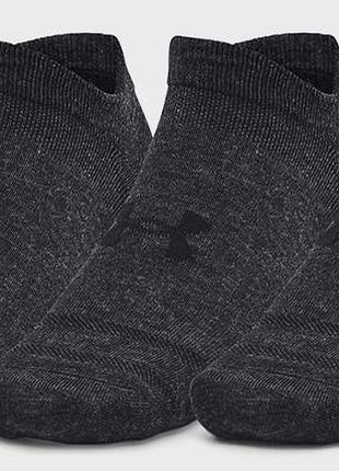 Шкарпетки under armour essential no show 3pk чорний уні sm