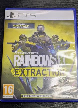 Гра ps5 tom clancy's rainbow six: extraction (blu-ray диск)