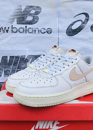 Кроссовки nike air force low 1 '07 se кожаные adidas