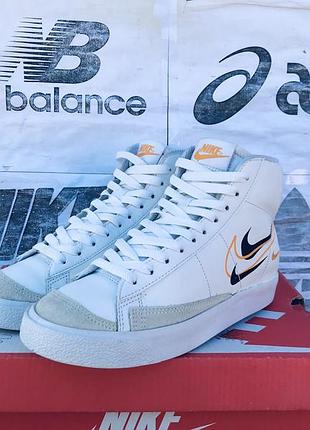 Кроссовки nike blazer mid '77 кожаные adidas кеды