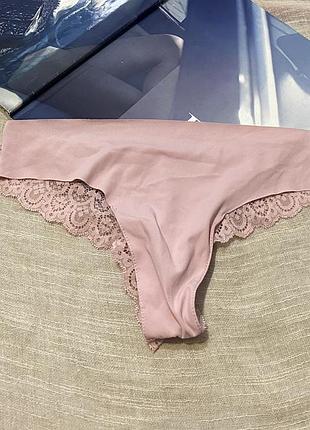 Intimissimi чудові ніжно рожеві трусики з мереживом