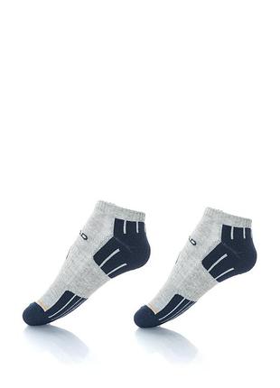 Носки head performance sneaker 2ppk unisex серый, синий уни 35-38