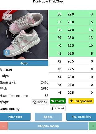 Dunk low pink/grey