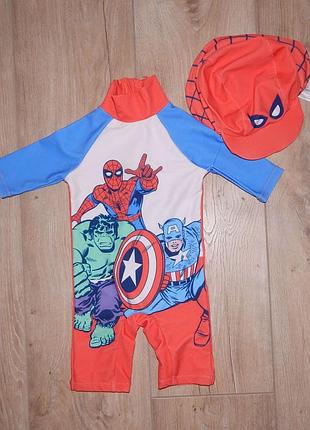 Купальный костюм уф-40 marvel primark, крупнобритания