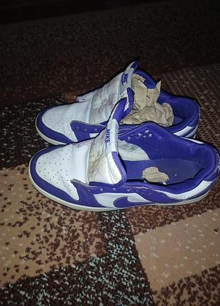 Кроссовки nike dunk low в цвете court purpl