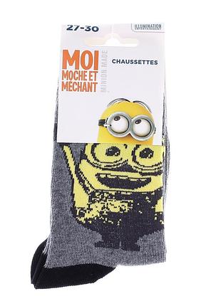 Носки minion groupe черный, серый дит 35-38, арт.37014-8