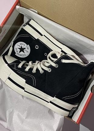 Кеди converse  chuck taylor vintage 70plus hi black