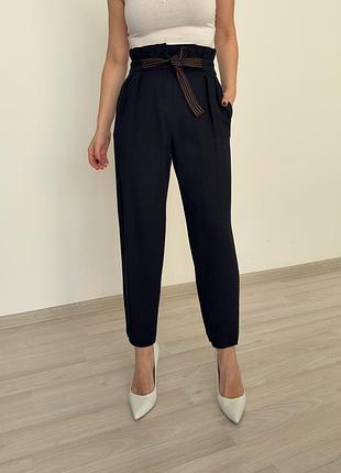 Темносині брюки massimo dutti