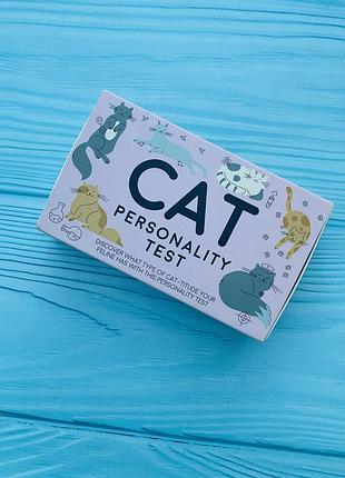 Настільна гра набір карточок cat personality test від бренда gift republ