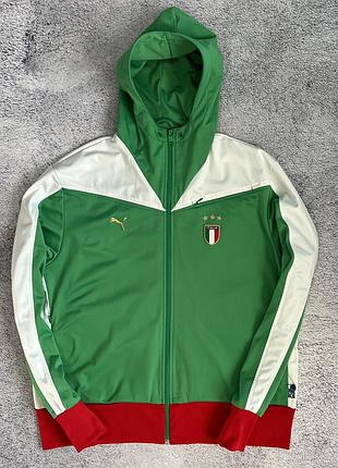 Вінтажна кофта худі  puma italy figc збірна італії xl