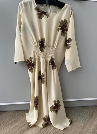 Рокішна шовкова сукня  attic and barn silk 💯
