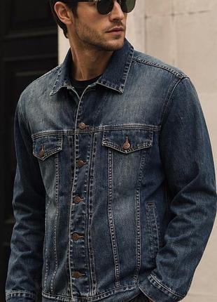 Брендовий джинси жакет gant, розмір xl