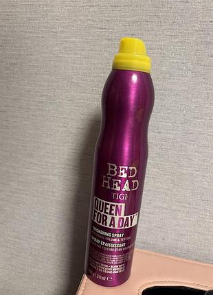 Спрей для обʼєму bed head queen for a day