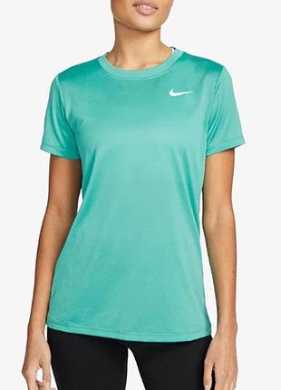 Бірюзова спортивна футболка nike