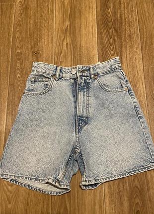 Джинсові шорти бермуди zara