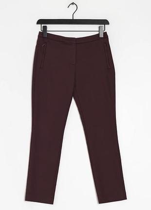 Бордові штани брюки tommy hilfiger s
