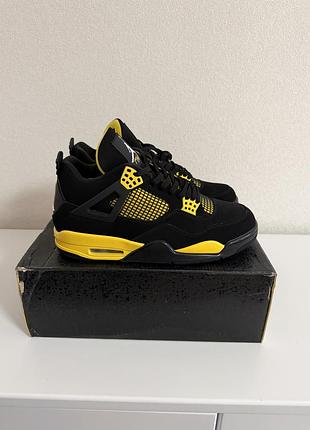 Jordan 4 retro thunder black/yellow 44.5(28.5cm)