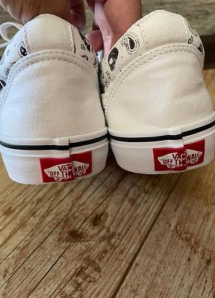 Білі кеди vans 3