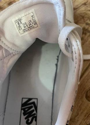 Білі кеди vans 6