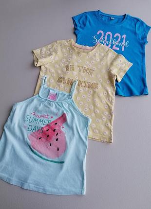 Футболки, майка на 6-7 лет.