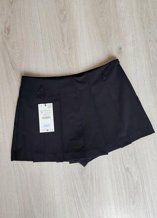 Жіночі шорти спідниця чорного кольору розмір m zara